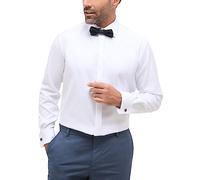 ETERNA Herrenhemd Comfort Fit Langarm New Kent Kragen Umschlagmanschetten Baumwolle Weiß Gr. 50