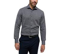 ETERNA Herren Linen Shirt MODERN FIT 1/1 schwarz 43_H_1/1