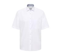 Kurzarmhemd ETERNA "COMFORT FIT", Herren, Gr. 40, Normalgrößen, weiß, Popeline, 100% cotton, normal, Kurzarm, Hemden, NON IRON (bügelfrei) (83045237-40) weiß