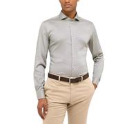ETERNA - Performance Shirt Natté-Stretch Langarm olive, 40/Langarm - 67cm