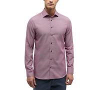 ETERNA Herren strukturiertes Baumwoll-Hemd Slim FIT 1/1 rot 41_H_1/1