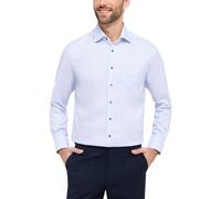 ETERNA Herren strukturiertes Natté-Hemd MODERN FIT 1/1 hellblau 39_H_1/1