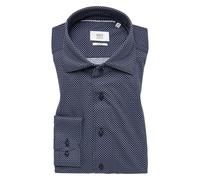 ETERNA - Japanese Knitted Jersey Langarm dunkelblau - Gr. - 40/Langarm - 67cm