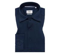 Langarmhemd ETERNA "SLIM FIT", Herren, Gr. 41, Normalgrößen, blau (navy), 58% Baumwolle, 42% Polyester, schmal, Manschette, Hemden, NON IRON (bügelfrei) (61272845-41) navy