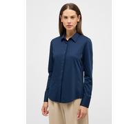 ETERNA - Japanese Knitted Single-Jersey Langarm navy - Gr. - 44