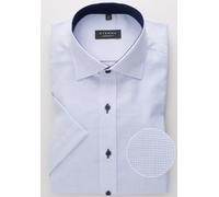 ETERNA KURZARM HEMD COMFORT FIT STRUKTUR HELLBLAU - 45
