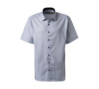 ETERNA Kurzarmhemd Herren Kurzarm Baumwolle blau, 39