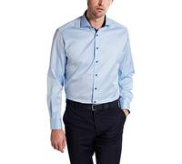 ETERNA Male Cover Shirt unifarben Comfort FIT 47_H_1/1, 1/1, hellblau