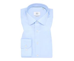 ETERNA LANGARM HEMD LUXURY SHIRT COMFORT FIT HELLBLAU - 47