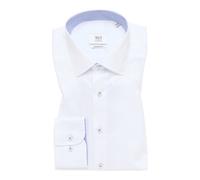 ETERNA LANGARM HEMD LUXURY SHIRT COMFORT FIT WEISS MIT PATCHUNG - 42