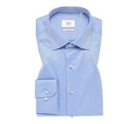 ETERNA LANGARM HEMD LUXURY SHIRT MODERN FIT BLAU MIT PATCHUNG - 42