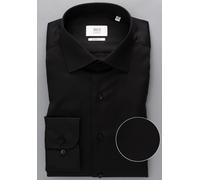 ETERNA LANGARM HEMD LUXURY SHIRT MODERN FIT SCHWARZ - 39