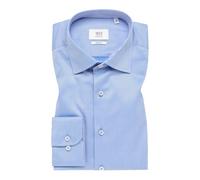 ETERNA LANGARM HEMD LUXURY SHIRT SLIM FIT HELLBLAU MIT PATCHUNG - 39