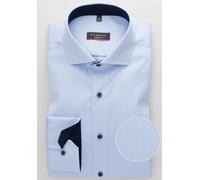 ETERNA LANGARM HEMD MODERN FIT COVER SHIRT TWILL HELLBLAU MIT PATCHUNG - 43