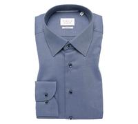ETERNA LANGARM HEMD MODERN FIT DYNAMIC COTTON DOBBYDESIGN DUNKELBLAU - 43