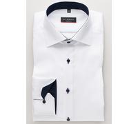 ETERNA LANGARM HEMD MODERN FIT FEIN OXFORD WEISS MIT PATCHUNG - 39