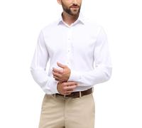ETERNA Langarm Hemd MODERN FIT Performance Shirt Twill-Stretch (as3, Neck, 45, Regular, Regular, weiß, Modern Fit)
