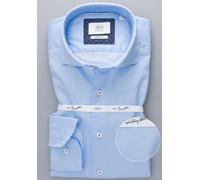ETERNA LANGARM HEMD MODERN FIT SOFT LUXURY SHIRT HELLBLAU - 40