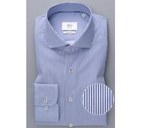1863 by ETERNA MODERN FIT Langarm Hemd blau-weiß gestreift 3961-16-X682 39 65