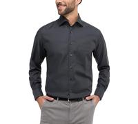 ETERNA Modern Fit Hemd anthrazit, Strukturiert