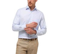 ETERNA Modern Fit Hemd hellblau, Strukturiert