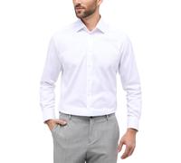 eterna Langarm Hemd MODERN FIT Twill unifarben, Weiß, Gr. W39 Langarm