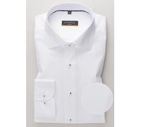 ETERNA Slim Fit Performence Hemd Langarm New Kent Stretch weiÃ Größe 44