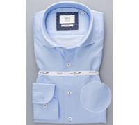 ETERNA LANGARM HEMD SLIM FIT SOFT LUXURY SHIRT HELLBLAU - 43