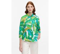 ETERNA - Linen Shirt Bluse Leinen 3/4-Arm grün, 46/Dreiviertelarm