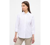 ETERNA - Linen Shirt Bluse Leinen 3/4-Arm weiß - Gr. - 46/Dreiviertelarm