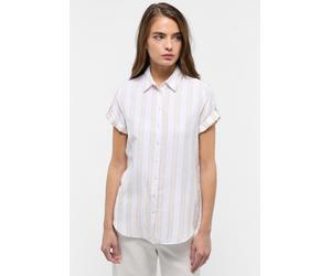 ETERNA - Linen Shirt Bluse Leinen Kurzarm sand - Gr. - 48