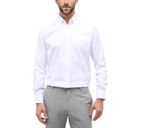 ETERNA Modern Fit Cover Hemd Langarm Button Down Kragen Blickdicht weiß Größe 40