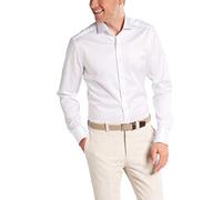ETERNA Long Sleeve Shirt Slim FIT Gentle Shirt Twill White Uni Hemd,