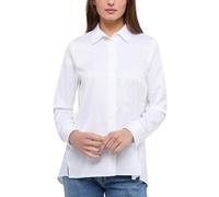 ETERNA Loose Bluse Langarm Hemdenkragen Twill weiÃ Größe 44