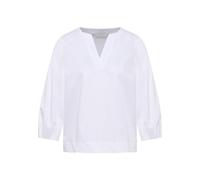 ETERNA LOOSE FIT 3/4 Arm Bluse weiss satin 5585-00-R329 36