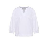 ETERNA LOOSE FIT 3/4 Arm Bluse weiss satin 5585-00-R329 38