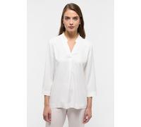 Viscose Shirt Bluse in off-white unifarben 36 off-white