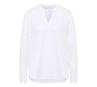ETERNA Loose Fit Bluse weiss, Einfarbig