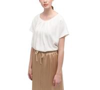 ETERNA Loose Fit Blusenshirt Halbarm Rundhals weiß Größe 42