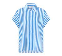 ETERNA LOOSE FIT Kurzarm Bluse blau gestreift 6272-14-H311 44
