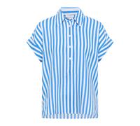ETERNA LOOSE FIT Kurzarm Bluse blau gestreift 6272-14-H311 46