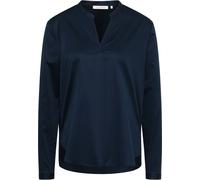 ETERNA LOOSE FIT Langarm Bluse dunkelblau satin 5585-19-D931 34