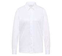 ETERNA Female Satin Shirt Bluse unifarben Loose FIT 38_D_1/1, 1/1, weiß