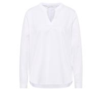 ETERNA LOOSE FIT Langarm Bluse weiß satin 5585-00-D931 46