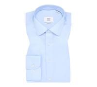 COMFORT FIT Luxury Shirt in hellblau unifarben 42 hellblau