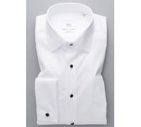 ETERNA - Luxury Shirt Twill Langarm weiß, 39/Langarm - 67cm