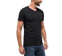 V-Shirt ETERNA, Herren, Gr. M, schwarz, 92% cotton, 8% Elasthan, casual, normal, Kurzarm, Shirts (24631833-M) schwarz