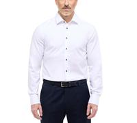 ETERNA Slim Fit Hemd weiss, Strukturiert
