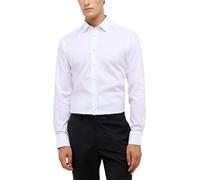 ETERNA Hemd 1282-00-F141 Slim Fit Natural Stretch Dynamic Cotton Popeline Langarm Weiß 42