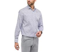 ETERNA Male Hemd Bedruckt Comfort FIT 44_H_1/1, 1/1, hellblau